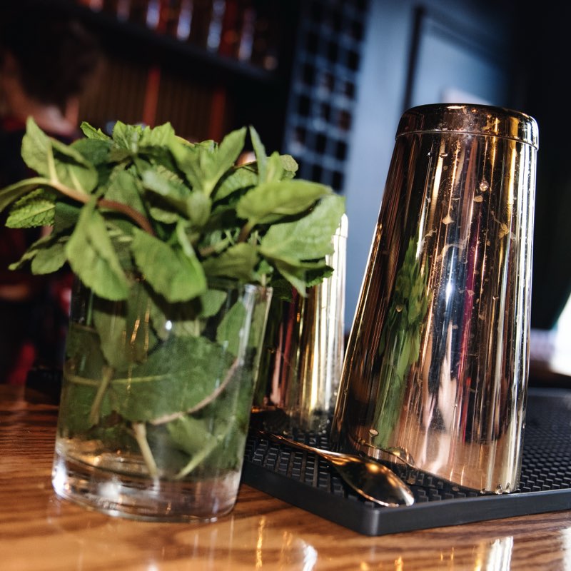 The bar at Stage & Stem