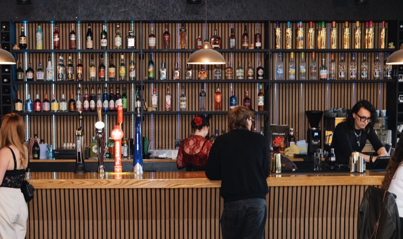 The bar at Stage & Stem